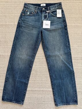NWT Pistola Lexi Mid-Rise Bowed Jeans Artisan Size 25